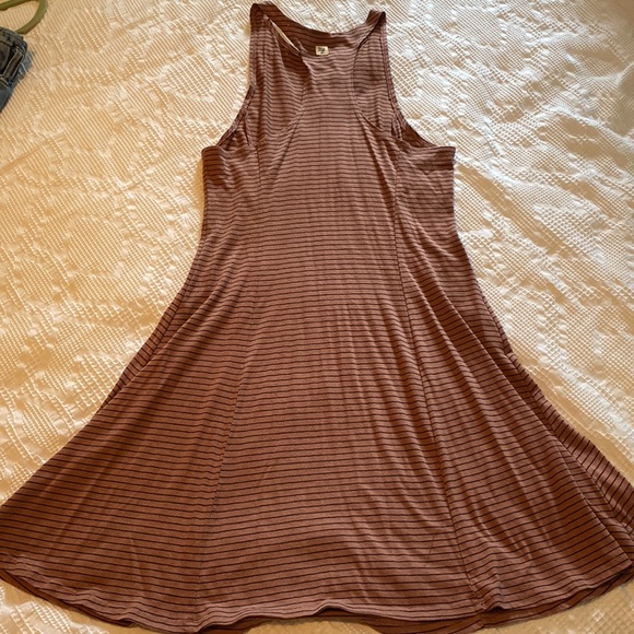 Striped Racer Tank Dress - Picture 2 of 3